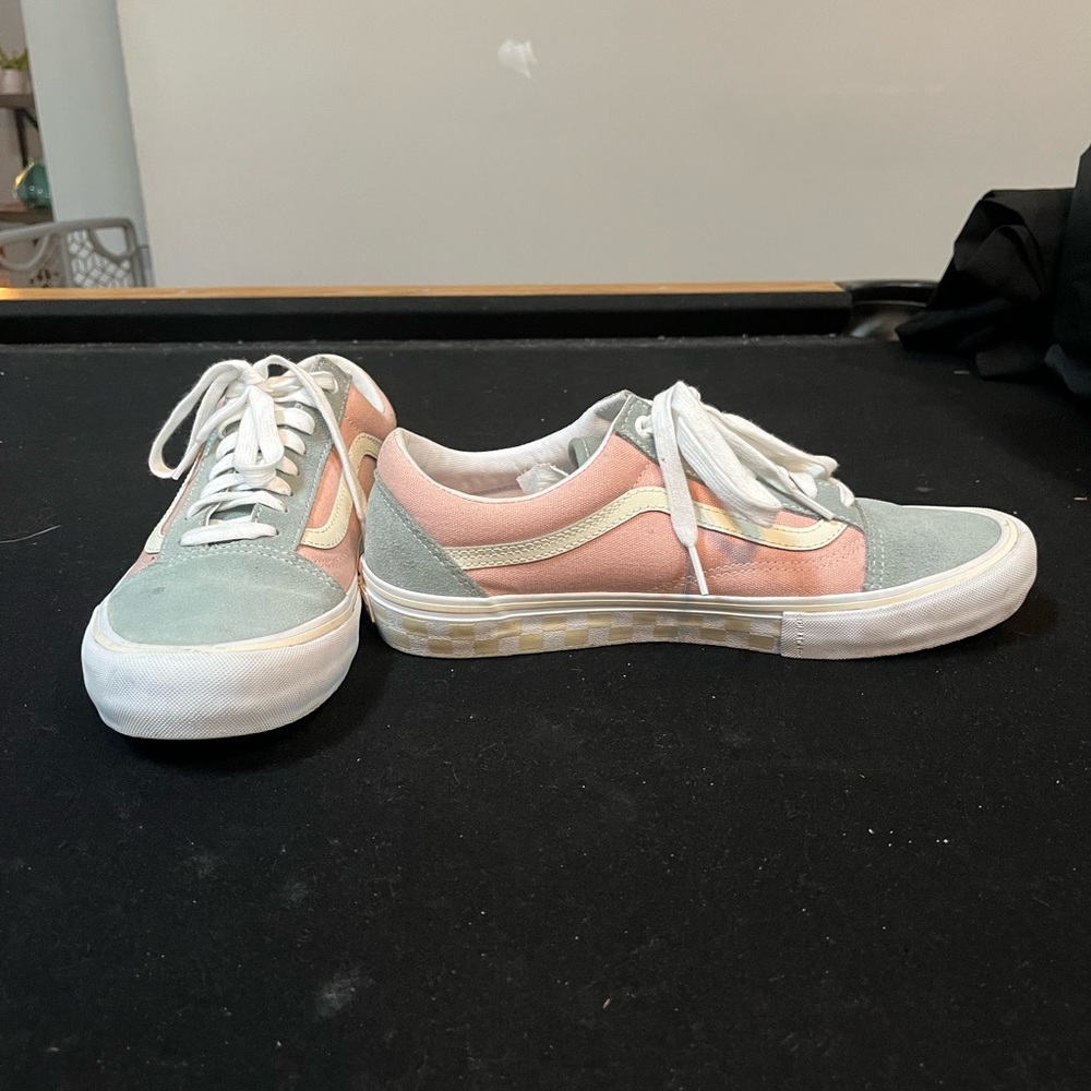 Vans Old Skool Pro Washout Peach Blue Easter 12 Men's